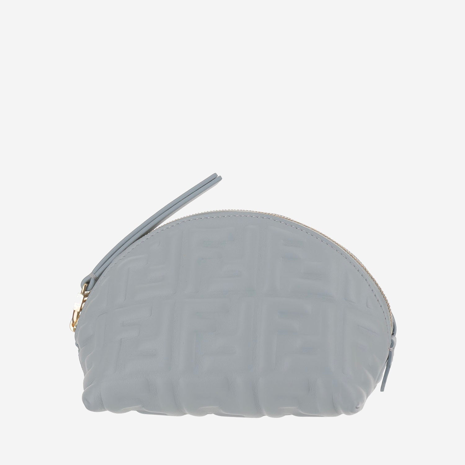 POCHETTE IN PELLE CON MOTIVO FF 8N0208AT4Q F1NPU FENDI 