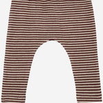 PANTALONI A RIGHE IN MISTO COTONE STRETCH 25W120 MELANZANA 1+ IN THE FAMILY KIDS 
