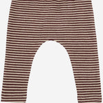 PANTALONI A RIGHE IN MISTO COTONE STRETCH 25W120 MELANZANA 1+ IN THE FAMILY KIDS 