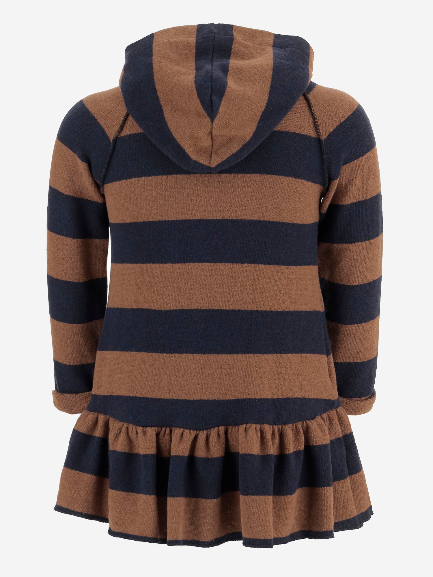Abito in misto cotone stretch 25W158 CASTAGNA 1+ IN THE FAMILY KIDS 