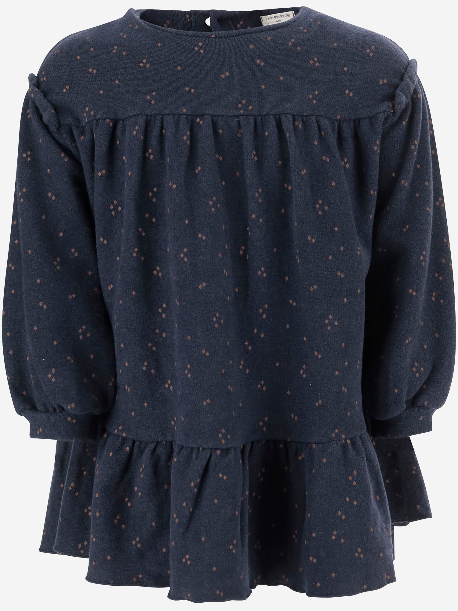Abito con fantasia puntinata 25W171 DARKBLUE 1+ IN THE FAMILY KIDS 