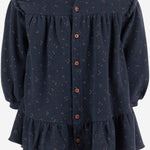 Abito con fantasia puntinata 25W171 DARKBLUE 1+ IN THE FAMILY KIDS 