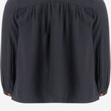 Camicia in cotone e viscosa 25W198 DARKBLUE 1+ IN THE FAMILY KIDS 