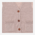 GILET IN MISTO LANA 25W206 TORTORA 1+ IN THE FAMILY KIDS 