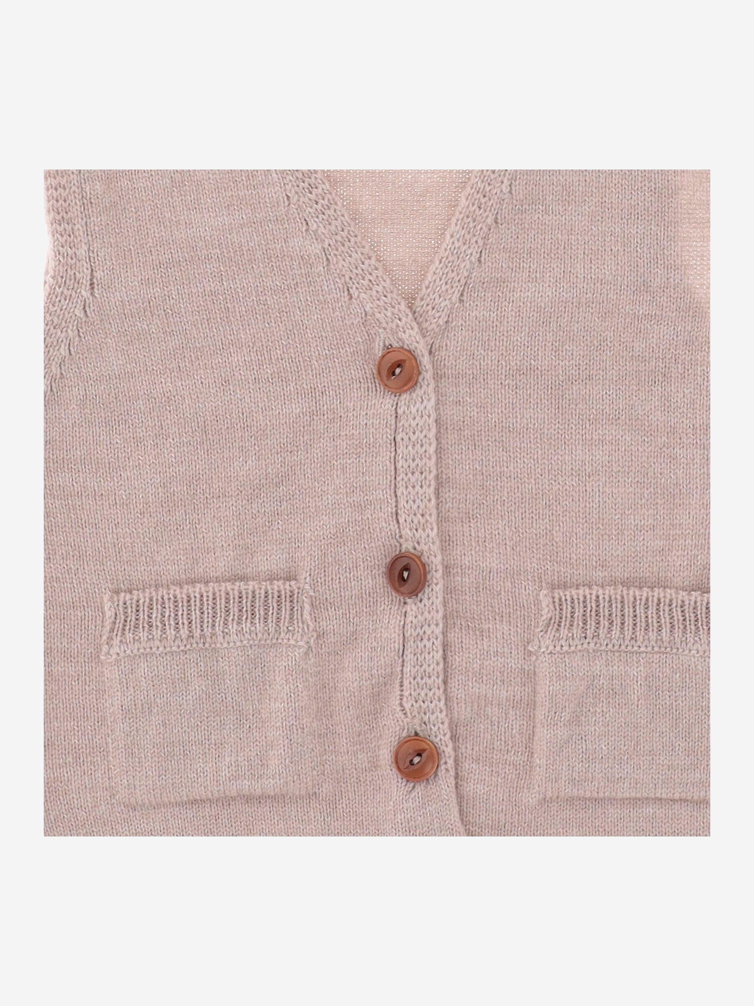 GILET IN MISTO LANA 25W206 TORTORA 1+ IN THE FAMILY KIDS 