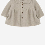 CAPPOTTO IN MISTO LANA 25W220 TORTORA 1+ IN THE FAMILY KIDS 
