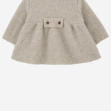 CAPPOTTO IN MISTO LANA 25W220 TORTORA 1+ IN THE FAMILY KIDS 