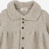 CAPPOTTO IN MISTO LANA 25W220 TORTORA 1+ IN THE FAMILY KIDS 