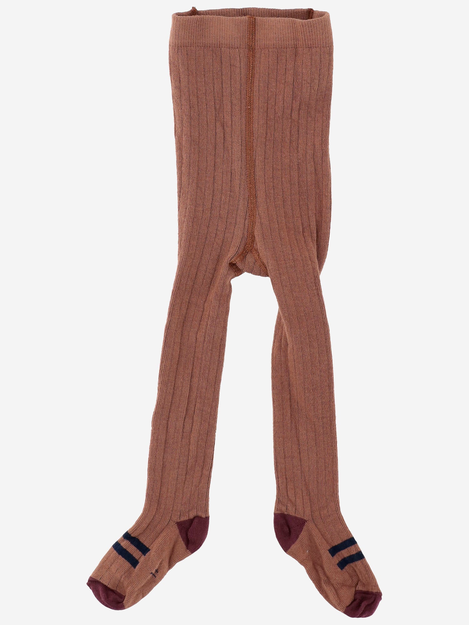 CALZE IN MISTO COTONE STRETCH 25W238 CASTAGNA 1+ IN THE FAMILY KIDS 