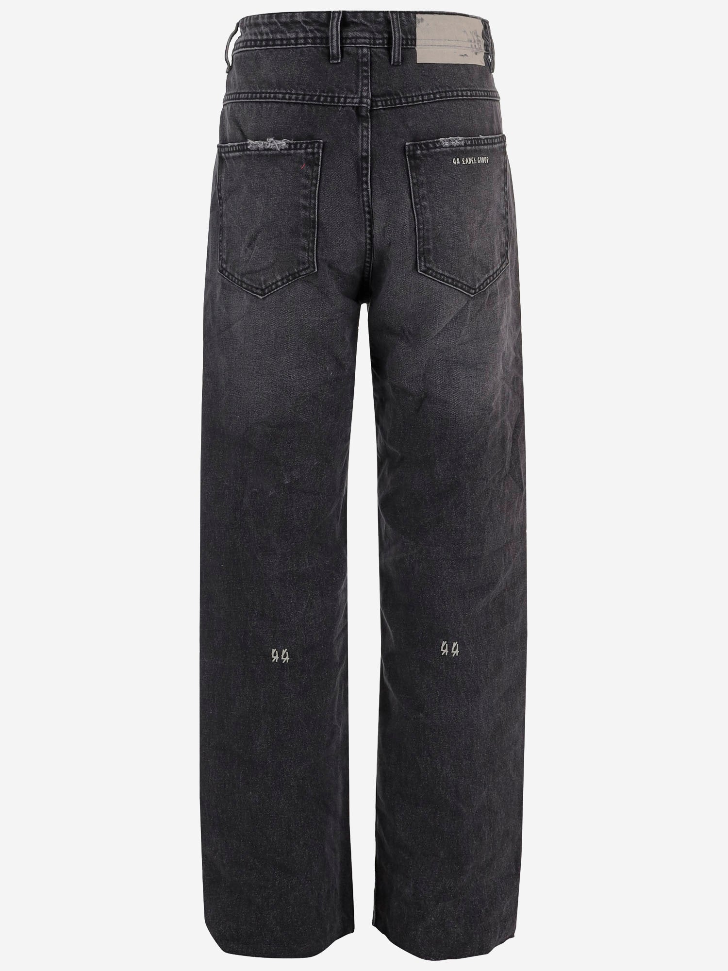 JEANS IN COTONE CON DETTAGLI VINTAGE B0030621 FA577P710 44 LABEL GROUP 