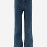 JEANS BOOTCUT IN COTONE STRETCH 8110741 MID BLUE BURBERRY 