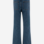 JEANS BOOTCUT IN COTONE STRETCH 8110741 MID BLUE BURBERRY 