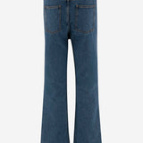 JEANS BOOTCUT IN COTONE STRETCH 8110741 MID BLUE BURBERRY 