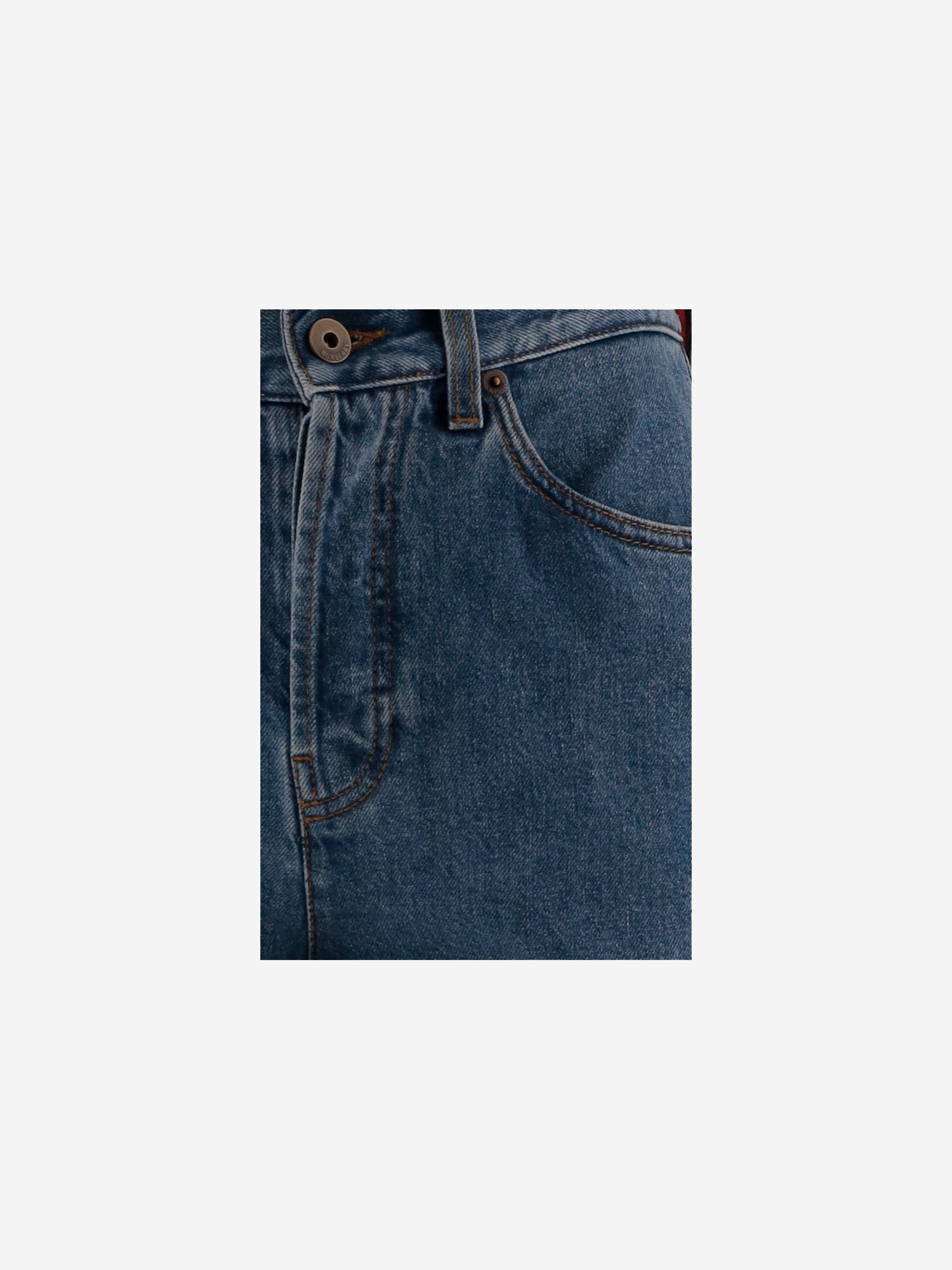 JEANS BOOTCUT IN COTONE STRETCH 8110741 MID BLUE BURBERRY 