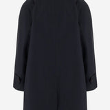 CAPPOTTO IN COTONE CON CHIUSURA COPERTA 8110980 NAVY BURBERRY 