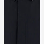 CAPPOTTO IN COTONE CON CHIUSURA COPERTA 8110980 NAVY BURBERRY 