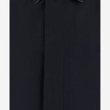CAPPOTTO IN COTONE CON CHIUSURA COPERTA 8110980 NAVY BURBERRY 