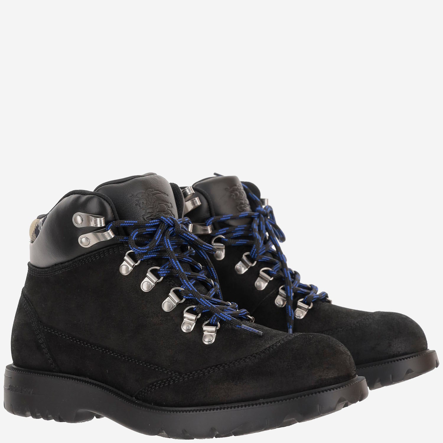 STIVALETTI DA TREKKING MOOR in pelle scamosciata 8111674 BLACK BURBERRY 