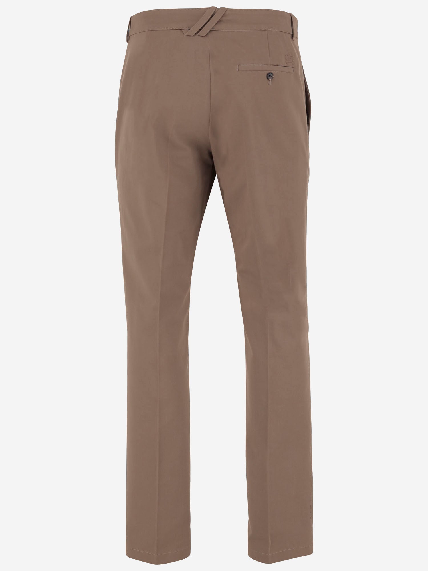 PANTALONI IN COTONE 8115462 CLAY BROWN BURBERRY 