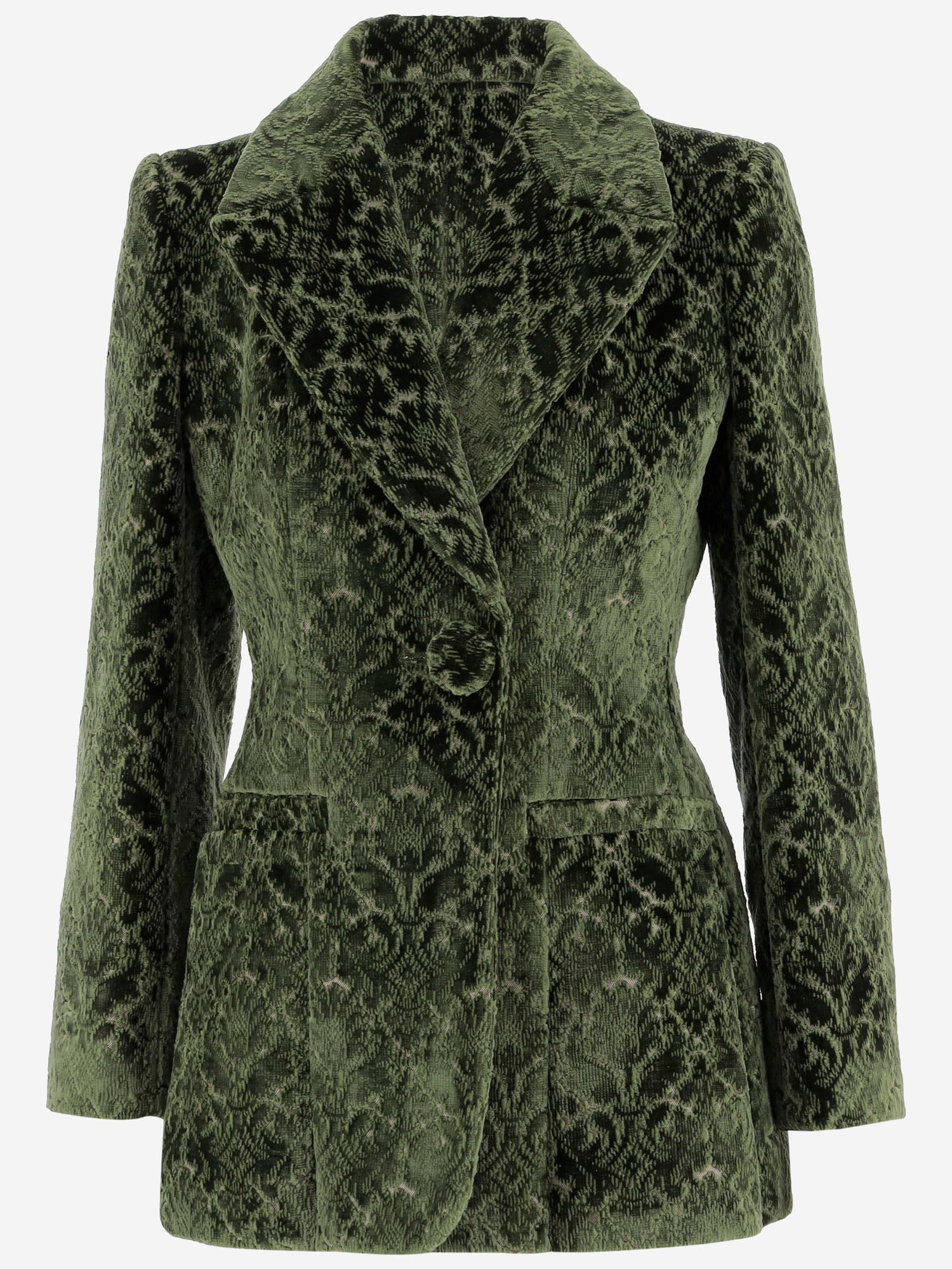 Blazer in velluto barocco 8115889 MOAT IP PATTERN BURBERRY 