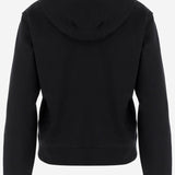 FELPA IN COTONE CON CAPPUCCIO 8115957 BLACK BURBERRY 