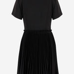 Abito kilt in misto lana 8116015 BLACK BURBERRY 