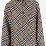 CAMICIA IN SETA CON MOTIVO CHECK 8117022 LINDEN IP CHECK BURBERRY 