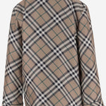 CAMICIA IN SETA CON MOTIVO CHECK 8117022 LINDEN IP CHECK BURBERRY 