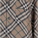 CAMICIA IN SETA CON MOTIVO CHECK 8117022 LINDEN IP CHECK BURBERRY 