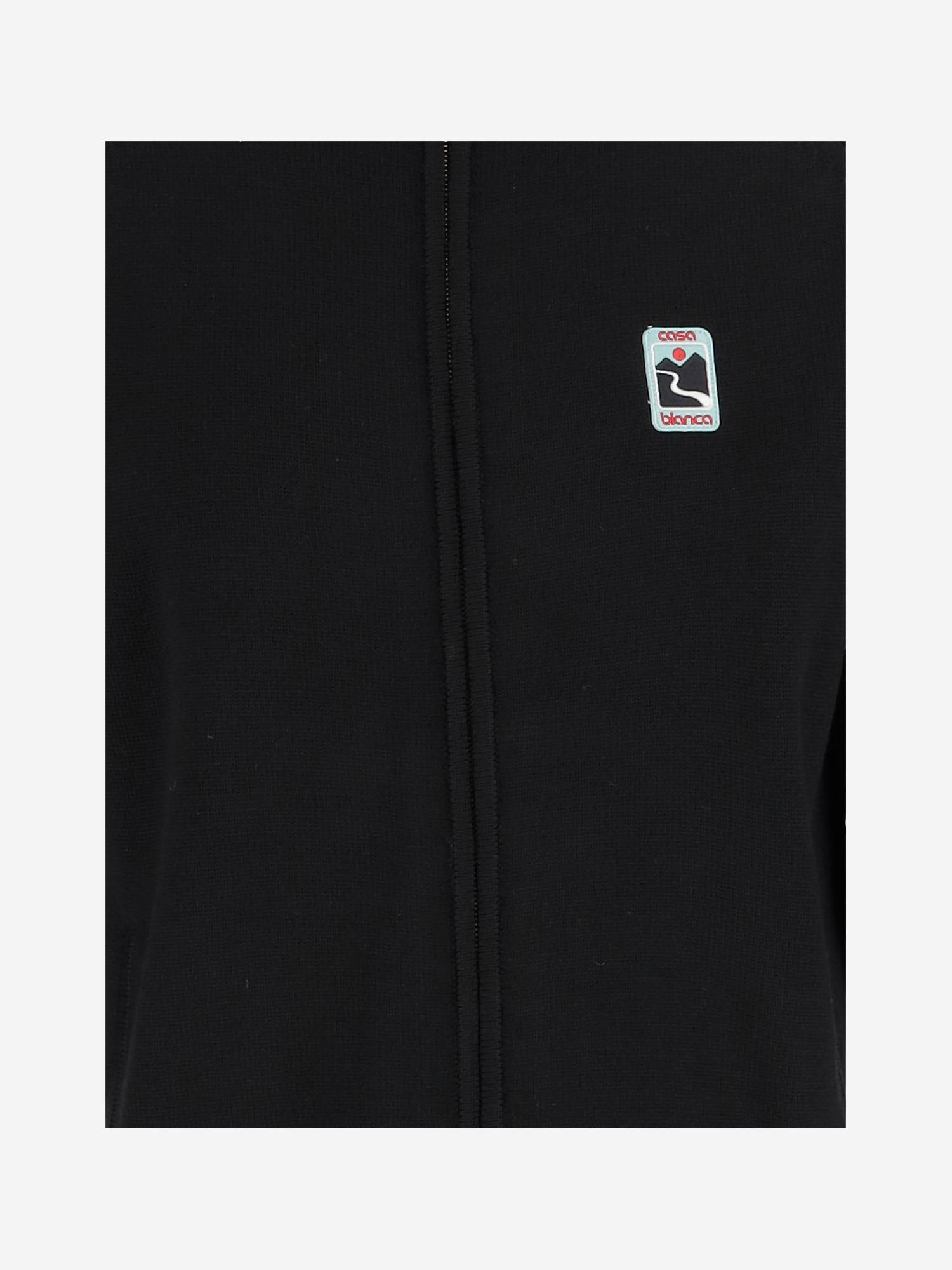 FELPA IN LANA MERINO CON LOGO MPF25KW1003 01 CASABLANCA 