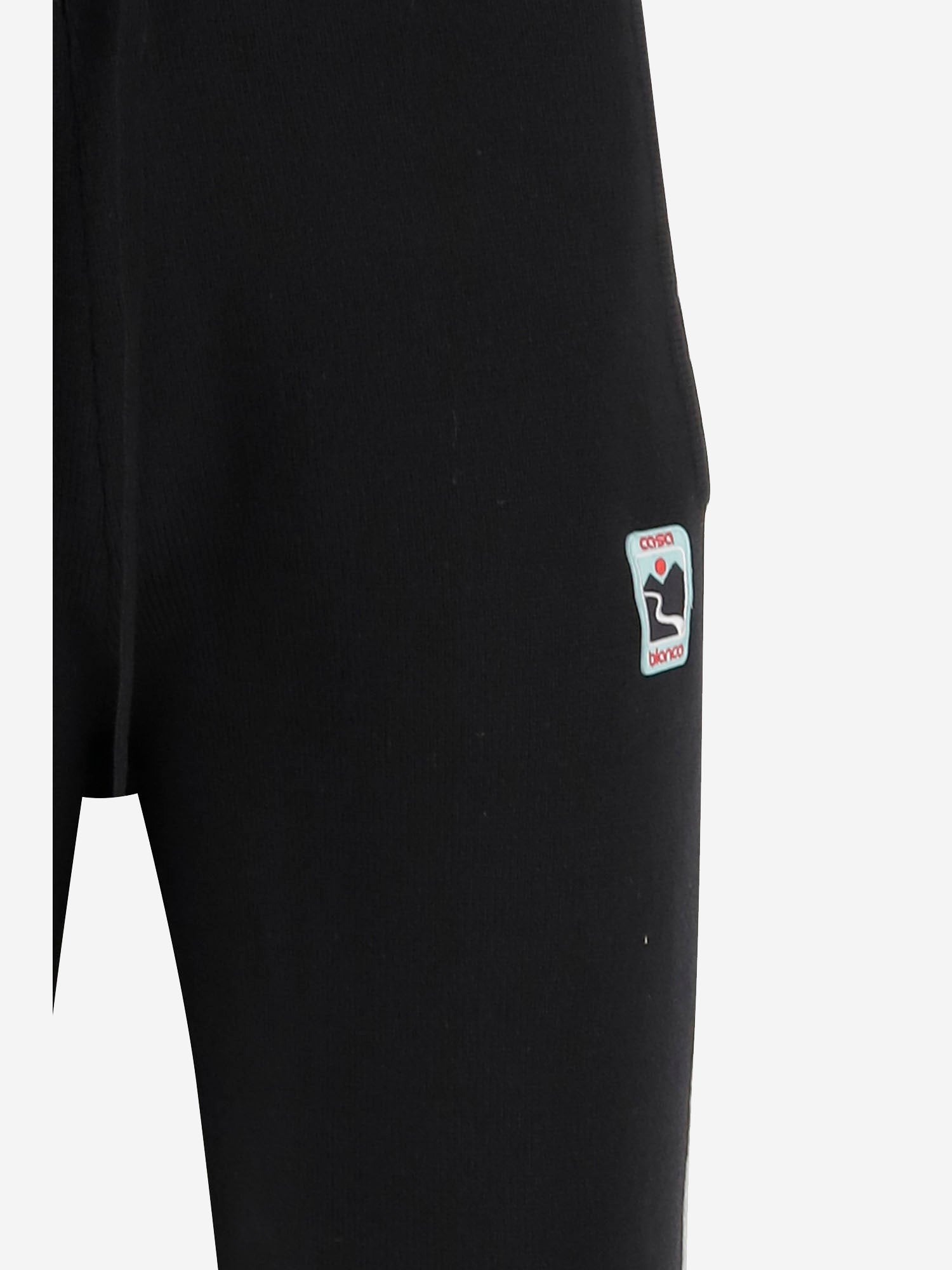 PANTALONI IN LANA MERINO MPF25KW1012 01 CASABLANCA 