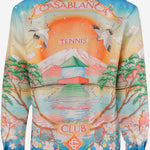 CAMICIA IN PURA SETA CON STAMPA GRAFICA UMPF25SH006 01 CASABLANCA 