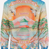 CAMICIA IN PURA SETA CON STAMPA GRAFICA UMPF25SH006 01 CASABLANCA 