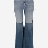 JEANS PATCHWORK IN DENIM DI COTONE CH24WDP14159 4ZD CHLOE 