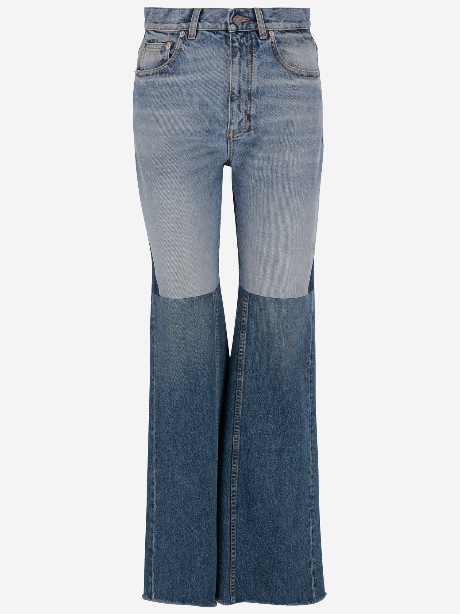JEANS PATCHWORK IN DENIM DI COTONE CH24WDP14159 4ZD CHLOE 