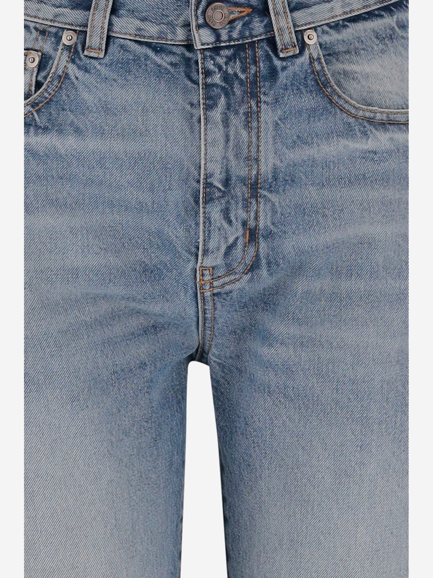 JEANS PATCHWORK IN DENIM DI COTONE CH24WDP14159 4ZD CHLOE 
