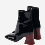 STIVALETTI JANIS CON TACCO IN PELLE LUCIDA CH25A11JSG 001 CHLOE 
