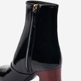 STIVALETTI JANIS CON TACCO IN PELLE LUCIDA CH25A11JSG 001 CHLOE 