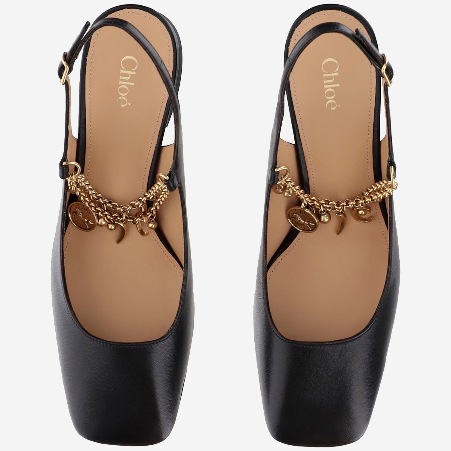 Décolleté slingback Chloé Charms CH25A11VRI 001 CHLOE 