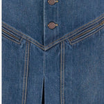 GONNA AL GINOCCHIO IN DENIM DI COTONE CH25ADJ01251 427 CHLOE 