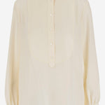 CAMICIA IN SETA CON COLLETTO ALLA COREANA CH25AHT17077 114 CHLOE 