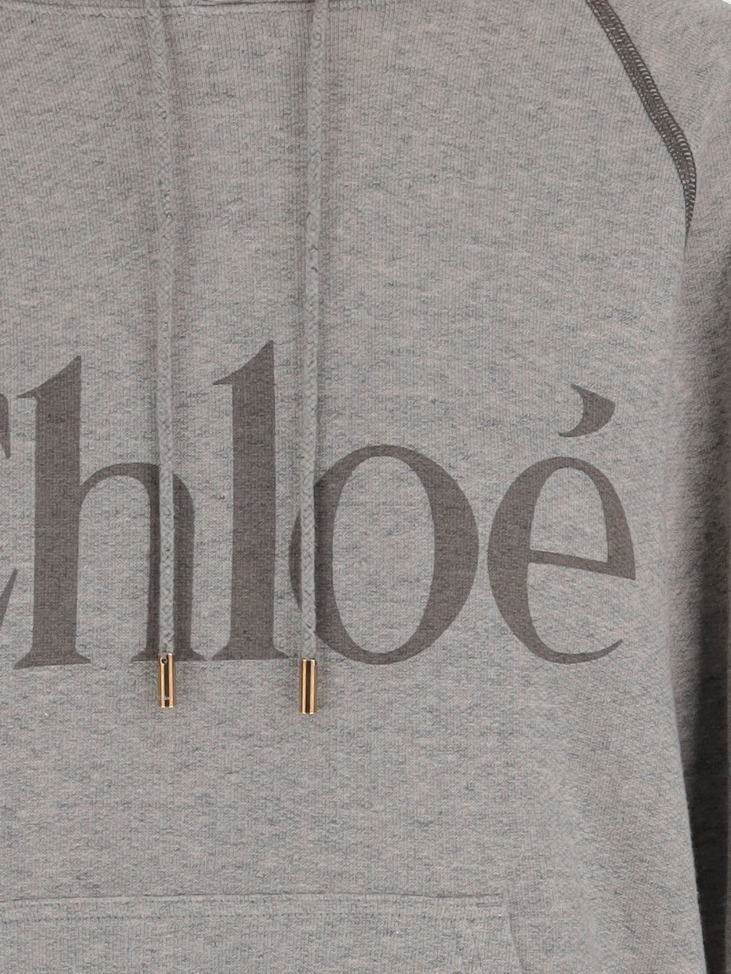 FELPA IN MISTO COTONE CON LOGO CH25AJH10179 060 CHLOE 