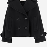 CAPPOTTO CORTO OVERSIZE IN MISTO LANA CH25AMA96952 001 CHLOE 