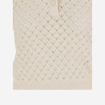 POLO CON COLLETTO IN PIZZO CH25AMP47590 107 CHLOE 