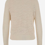 TWIN SET IN MAGLIA DI COTONE E SETA CH25AMX01580 107 CHLOE 