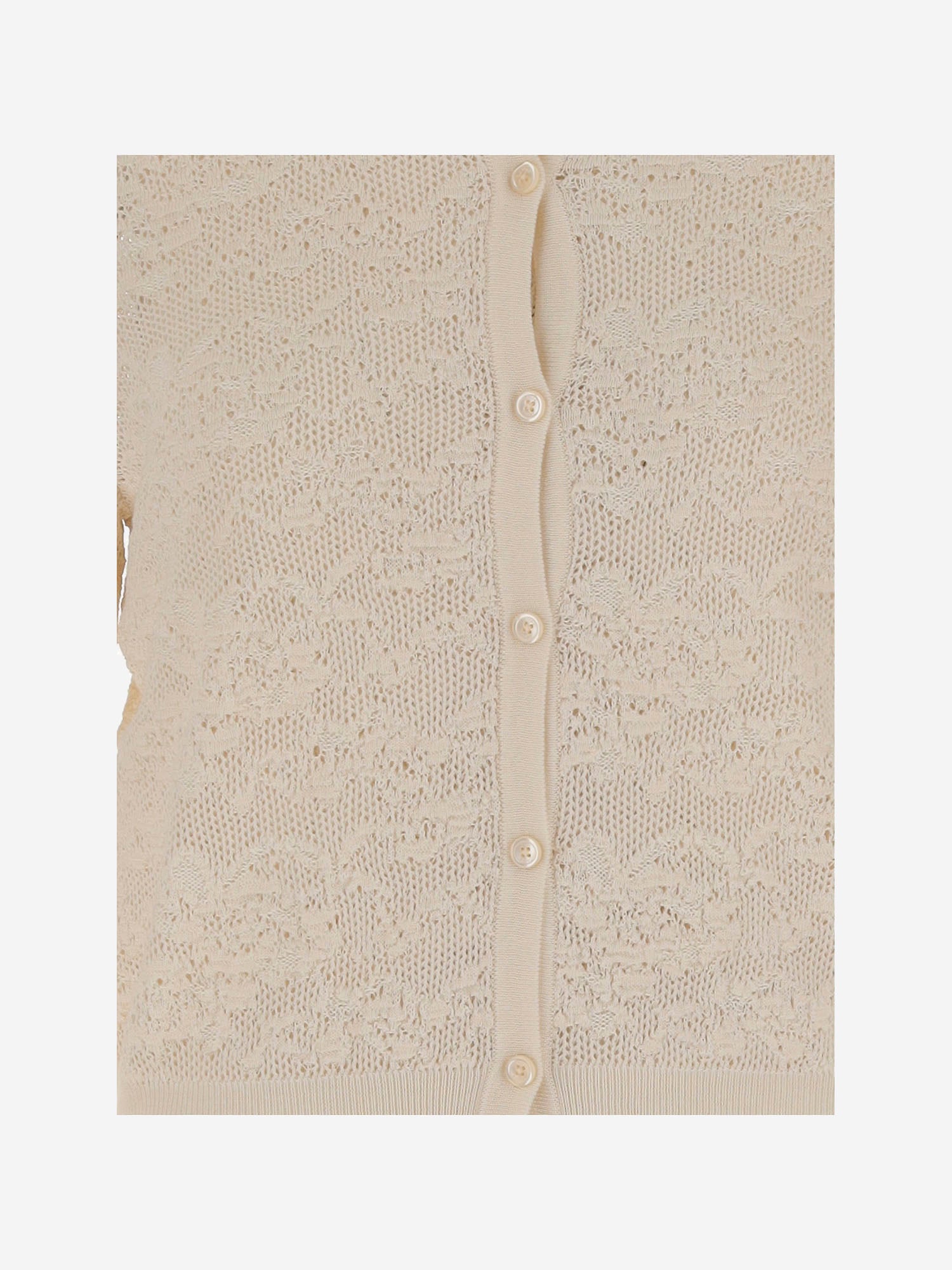 TWIN SET IN MAGLIA DI COTONE E SETA CH25AMX01580 107 CHLOE 