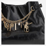 BORSA A SPALLA IN PELLE LUCIDA CH25AS870P60 001 CHLOE 