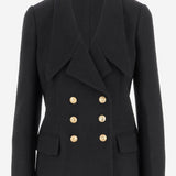 GIACCA DOPPIOPETTO IN LANA BOUCLÉ CH25AVE22935 001 CHLOE 