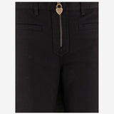 PANTALONI IN COTONE CON ZIP FRONTALE CH25WDP72150 001 CHLOE 