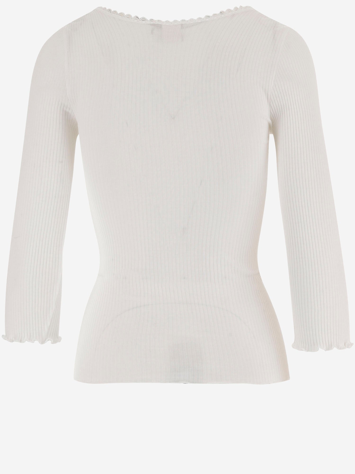Cardigan con scollo profondo in cotone CH25WJC01185 101 CHLOE 